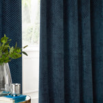  Curtains - Neptune  Eyelet Curtains Navy Paoletti