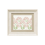 Neri Framed Print Birch/Terracotta