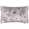 Floral Purple Cushions - Nesidora Printed Cushion Cover Violet Voyage Maison