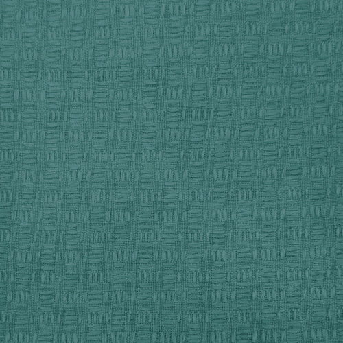 Voyage Maison Nessa Textured Woven Fabric in Teal