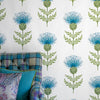 Voyage Maison Nessy 1.4m Wide Width Wallpaper in Large Azure