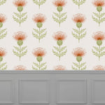 Voyage Maison Nessy 1.4m Wide Width Wallpaper in Large Rust