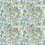 Voyage Maison Nesting Printed Cotton Fabric in Blue/Green