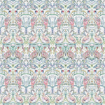 Voyage Maison Netherton Printed Cotton Fabric in Loganberry