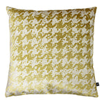 Ashley Wilde Nevado Velvet Jacquard Cushion Cover in Gold