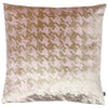 Ashley Wilde Nevado Velvet Jacquard Cushion Cover in Rose Gold/Blush