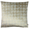 Ashley Wilde Nevado Velvet Jacquard Cushion Cover in Rose Sand/Mocha