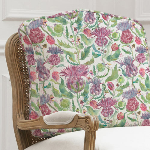 Floral Beige Furniture - Fairytale Bristles Florence Chair Cover Dawn Voyage Maison