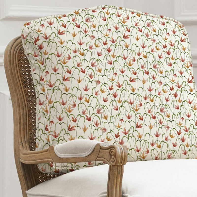 Floral Beige Furniture - Fresia Florence Chair Cover Linen Voyage Maison