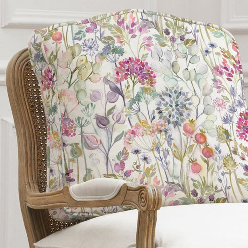Floral Cream Furniture - Hedgerow Florence Chair Cover Lotus Voyage Maison
