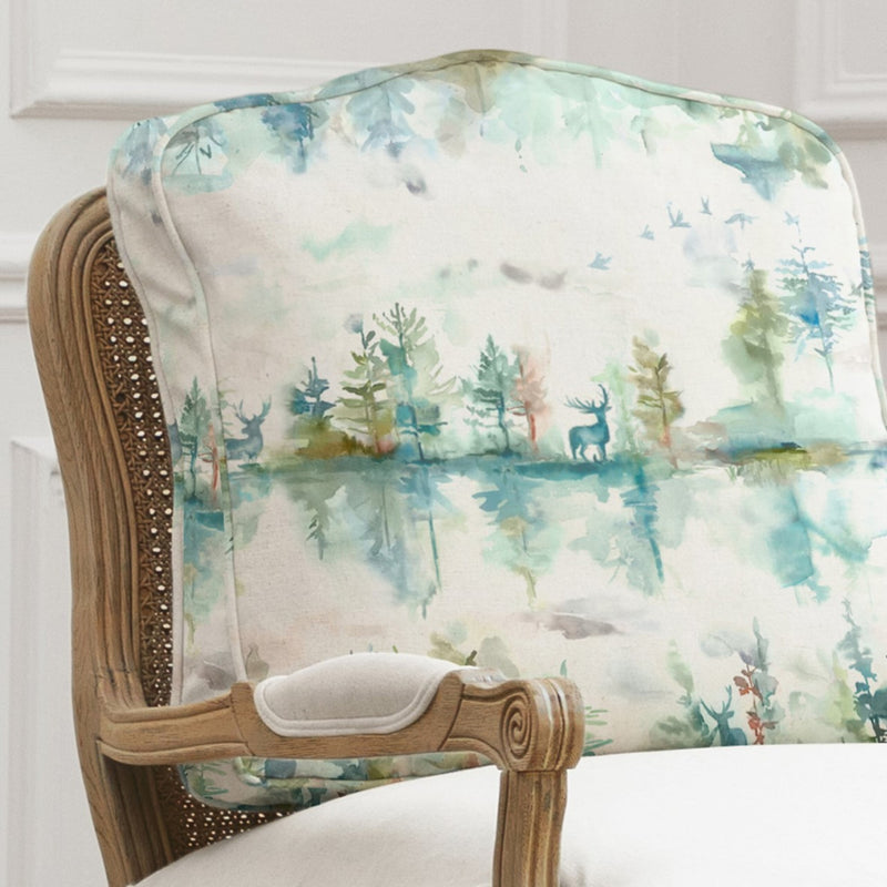 Woodland Blue Furniture - Wilderness Florence Chair Cover Topaz Voyage Maison
