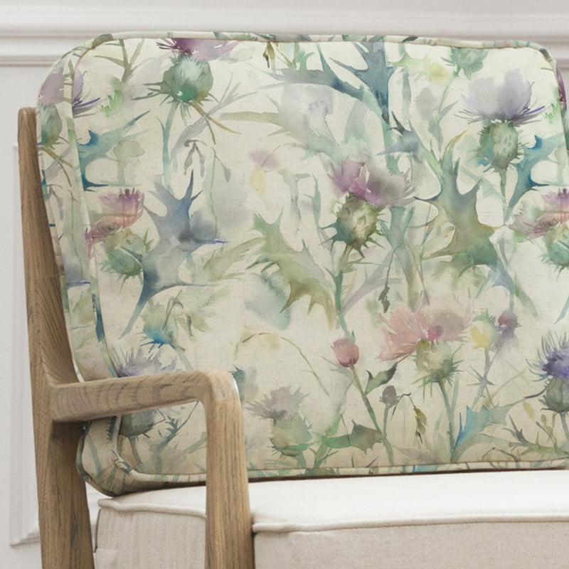 Floral Beige Furniture - Cirsium Idris Chair Cover Damson Voyage Maison