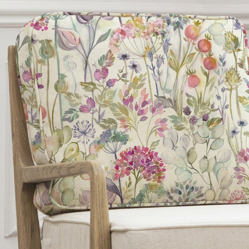 Floral Cream Furniture - Hedgerow Idris Chair Cover Lotus Voyage Maison