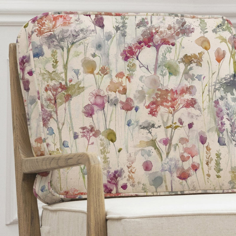 Floral Pink Furniture - Ilinizas Idris Chair Cover Poppy Voyage Maison