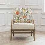 Floral Orange Furniture - Delamere Printed Idris Chair Linen Voyage Maison