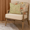 Floral Orange Furniture - Delamere Printed Idris Chair Linen Voyage Maison