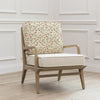 Floral Orange Furniture - Fresia Printed Idris Chair Linen Voyage Maison