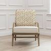 Floral Orange Furniture - Fresia Printed Idris Chair Linen Voyage Maison