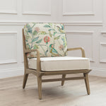 Animal Blue Furniture - Colyford Printed Idris Chair Pomegranate Voyage Maison