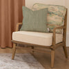 Woodland Green Furniture - Russet Shores Printed Idris Chair Linen Voyage Maison