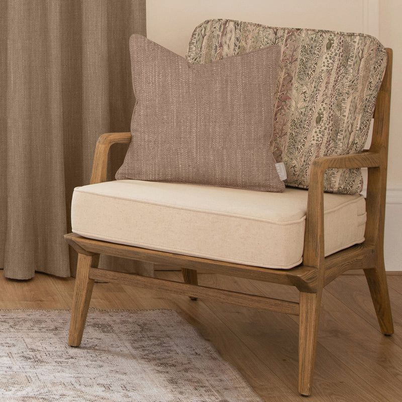 Woodland Beige Furniture - Whimsical Tale Printed Idris Chair Willow Voyage Maison