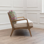 Floral Pink Furniture - Fairytale Bristles Printed Idris 2 Seater Chair Dawn Voyage Maison