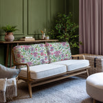 Floral Pink Furniture - Fairytale Bristles Printed Idris 2-Seater Sofa Dawn Voyage Maison