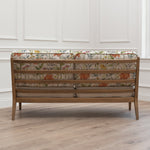 Floral Orange Furniture - Delamere Printed Idris 2-Seater Sofa Linen Voyage Maison