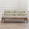 Woodland Green Furniture - Russet Shores Printed Idris 2-Seater Sofa Linen Voyage Maison