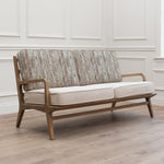 Woodland Beige Furniture - Whimsical Tale Printed Idris 2 Seater Chair Willow Voyage Maison