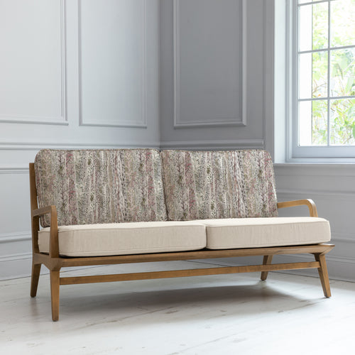 Woodland Beige Furniture - Whimsical Tale Printed Idris 2 Seater Chair Willow Voyage Maison