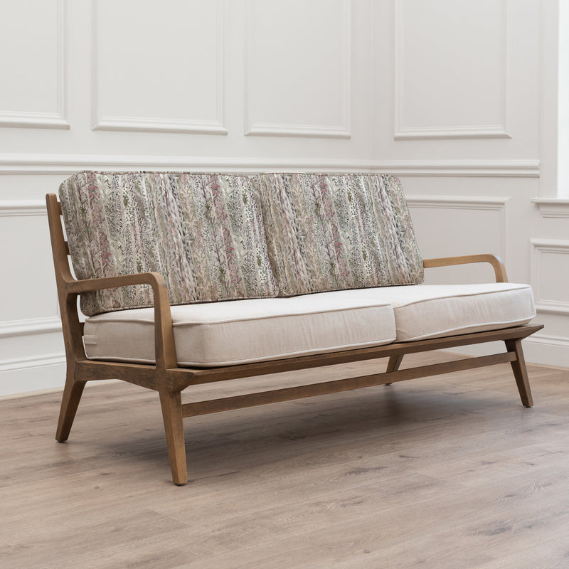 Woodland Beige Furniture - Whimsical Tale Printed Idris 2-Seater Sofa Willow Voyage Maison