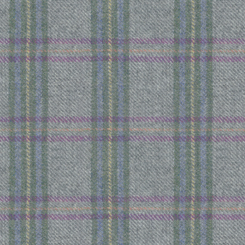 Voyage Maison Newton Woven Wool Fabric in Violet