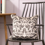 Voyage Maison Nikko Printed Cushion Cover in Charcoal