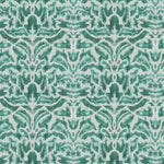 Voyage Maison Nikko Printed Velvet Fabric in Emerald