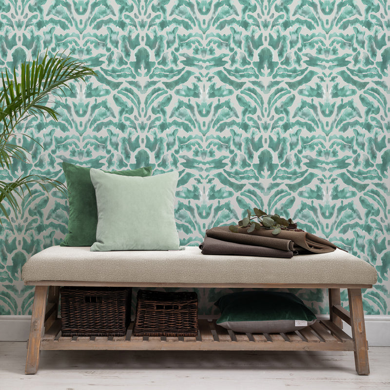 Voyage Maison Nikko 1.4m Wide Width Wallpaper in Emerald