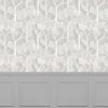 Voyage Maison Nippon Damask 1.4m Wide Width Wallpaper (By The Metre) in Bamboo