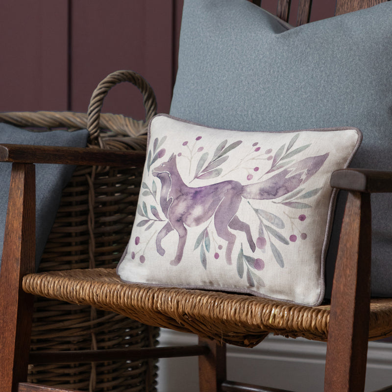 Voyage Maison Nishiki Printed Cushion Cover in Violet