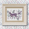 Voyage Maison Nishiki Framed Print in Birch/Violet