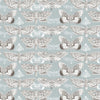 Voyage Maison Nocturnal Printed Cotton Fabric in Duck Egg Blue