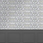 Voyage Maison Nocturnal 1.4m Wide Width Wallpaper in Charcoal