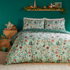  Green Bedding  - Noelle Soft Touch Reversible Duvet Cover Set Green Duvet Day