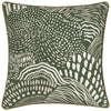 HÖEM Nola Abstract Piped Cushion Cover in Olive