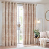 HÖEM Nola Abstract Eyelet Curtains in Oat