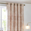 HÖEM Nola Abstract Eyelet Curtains in Oat