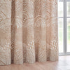 HÖEM Nola Abstract Eyelet Curtains in Oat