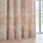 HÖEM Nola Abstract Eyelet Curtains in Oat