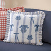 Striped Multi Cushions - Noortje Ruffle Bows Printed Cushion Cover Multicolour furn.