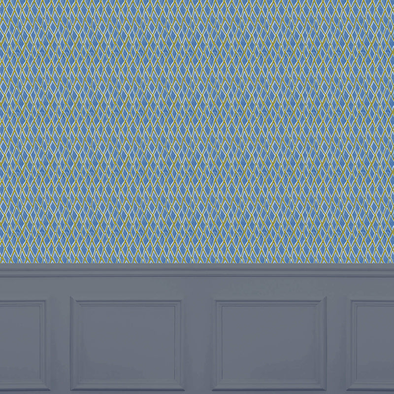 Voyage Maison Nuri 1.4m Wide Width Wallpaper in Cobalt