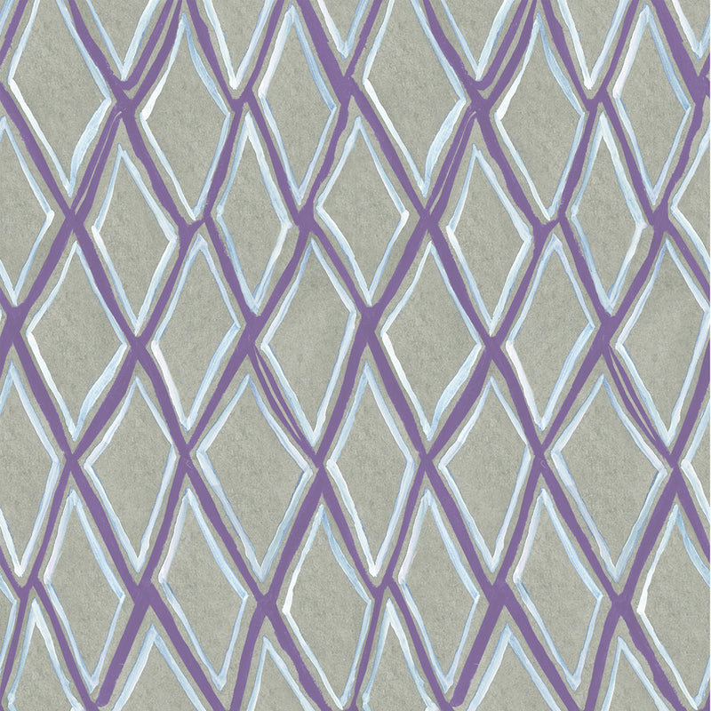 Voyage Maison Nuri 1.4m Wide Width Wallpaper in Grape